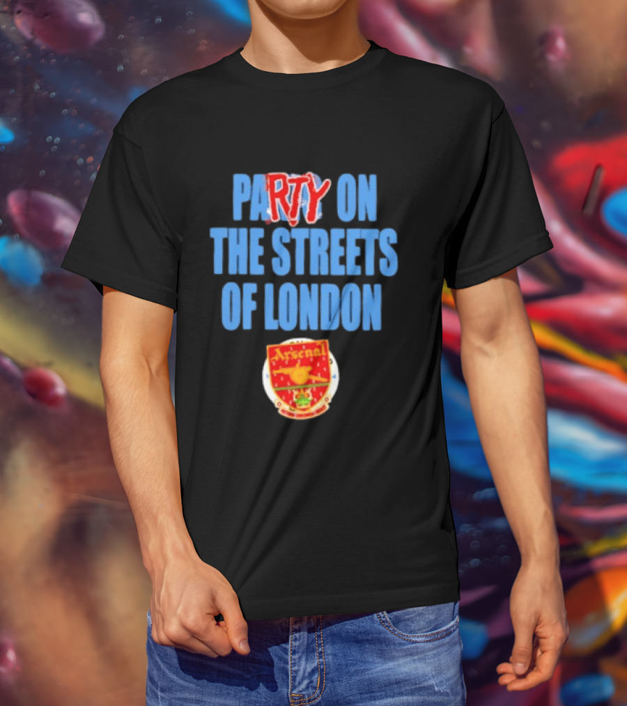 Party On The Streets Of London Arsenal T-Shirt