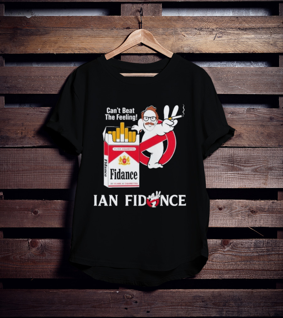 Ian Fidance Can't Beat The Feeling Ghostbusters Marlboro Cigarette T-Shirt