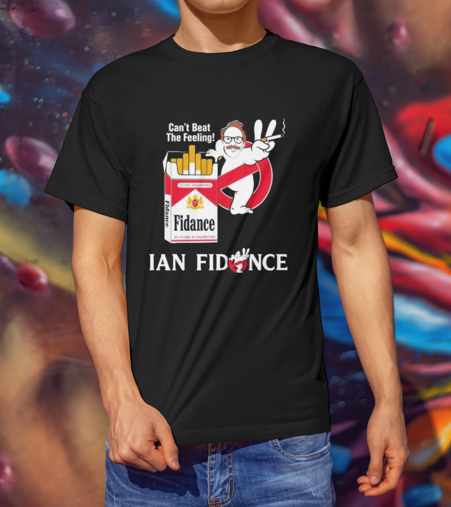Ian Fidance Can't Beat The Feeling Ghostbusters Marlboro Cigarette T-Shirt