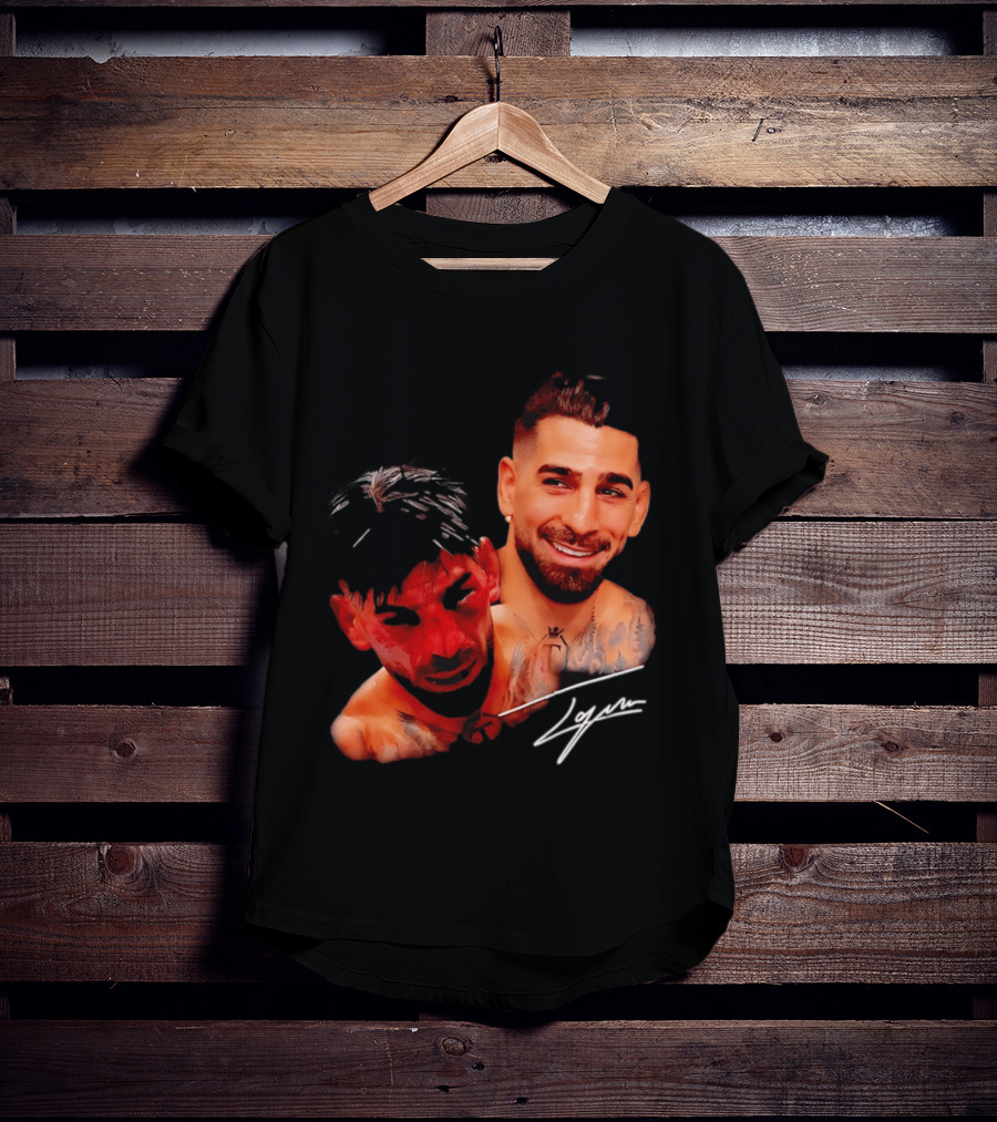Ilia Topuria UFC Smiley Face And Bleeding Face Signature T-Shirt