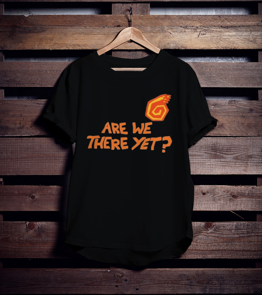 James Marriott Are We There Yet Orange Spiral T-Shirt