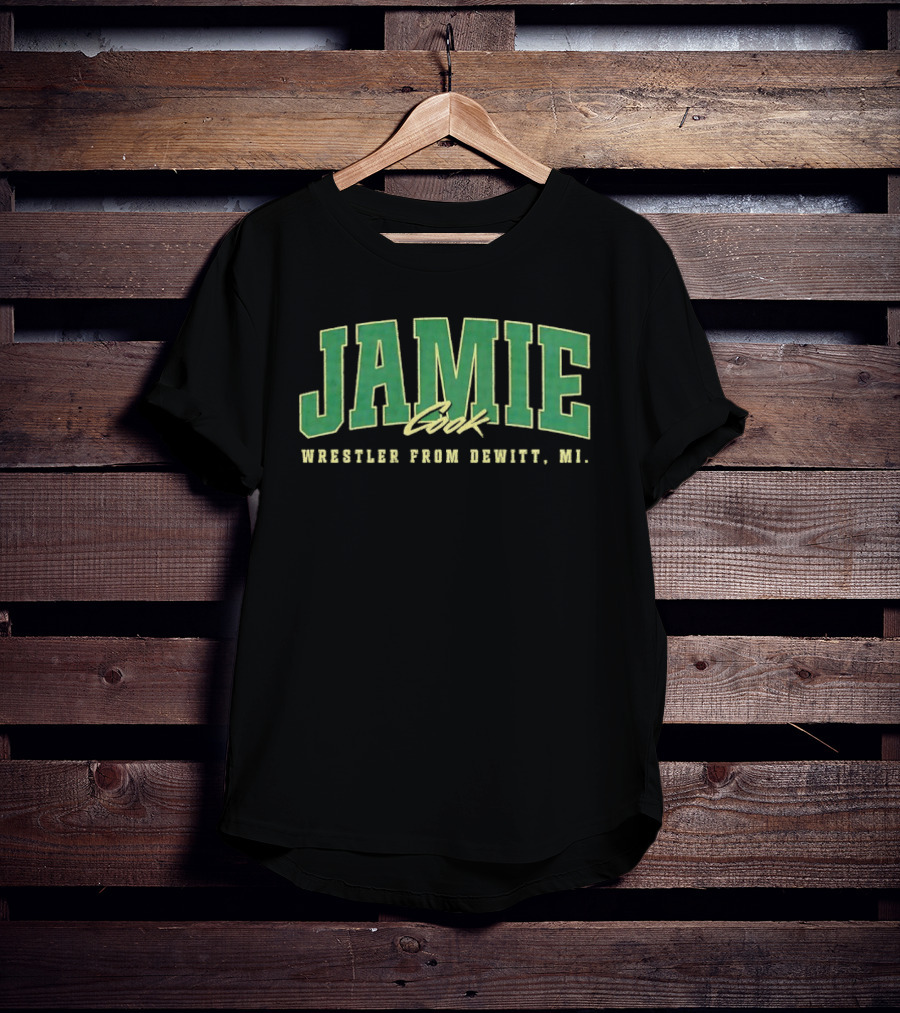 Jamie Cook Wrestler From DeWitt MI T-Shirt