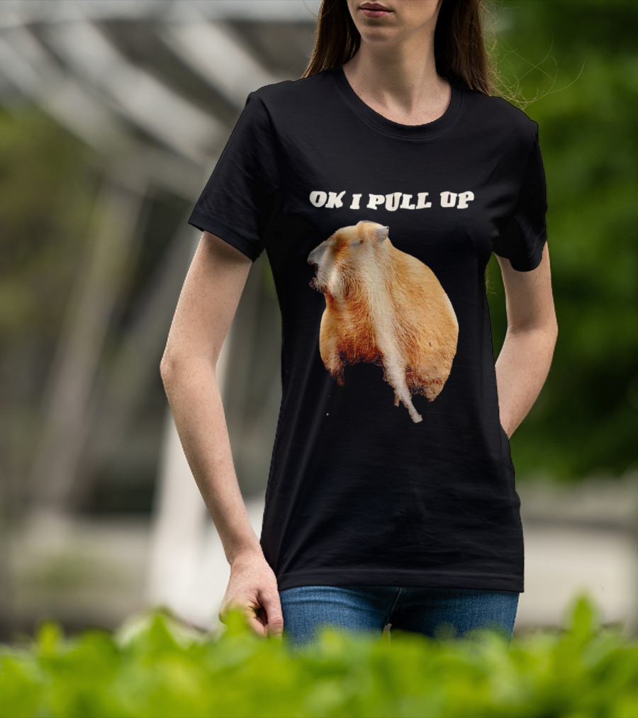 Ok I Pull Up Capybara Meme T-Shirt