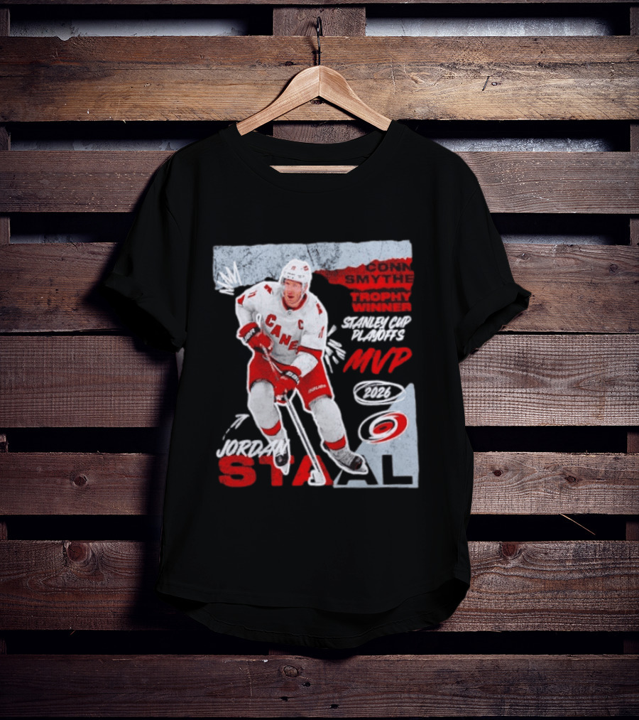 Jordan Staal Carolina Hurricanes Conn Smythe Trophy Winner 2026 Stanley Cup Playoffs MVP 2021 T-Shirt