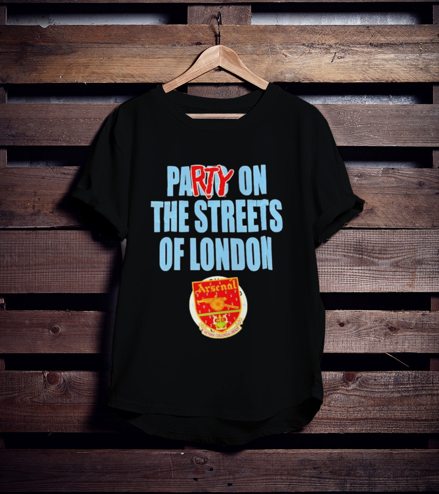 Arsenal Football Club Party On The Streets Of London T-Shirt