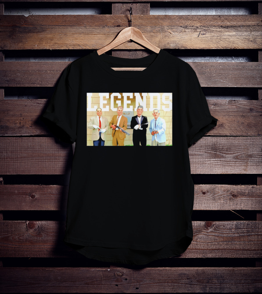 LEGENDS Ex Presidents Point Break Presidential Masks T-Shirt