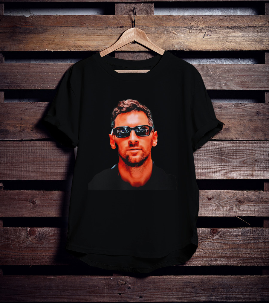 Lionel Messi Inter Miami Sunglasses Cool Soccer Star Look T-Shirt