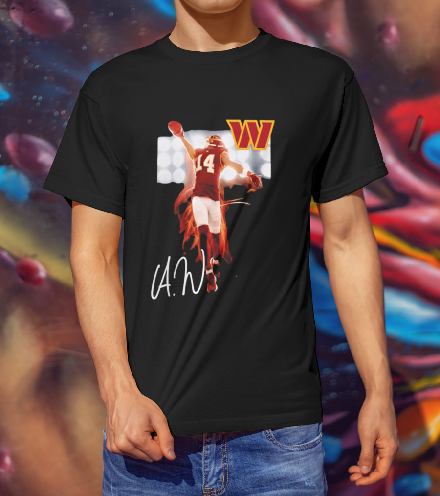 Washington Commanders Antonio Williams 14 AW Football Legacy Rookie T-Shirt
