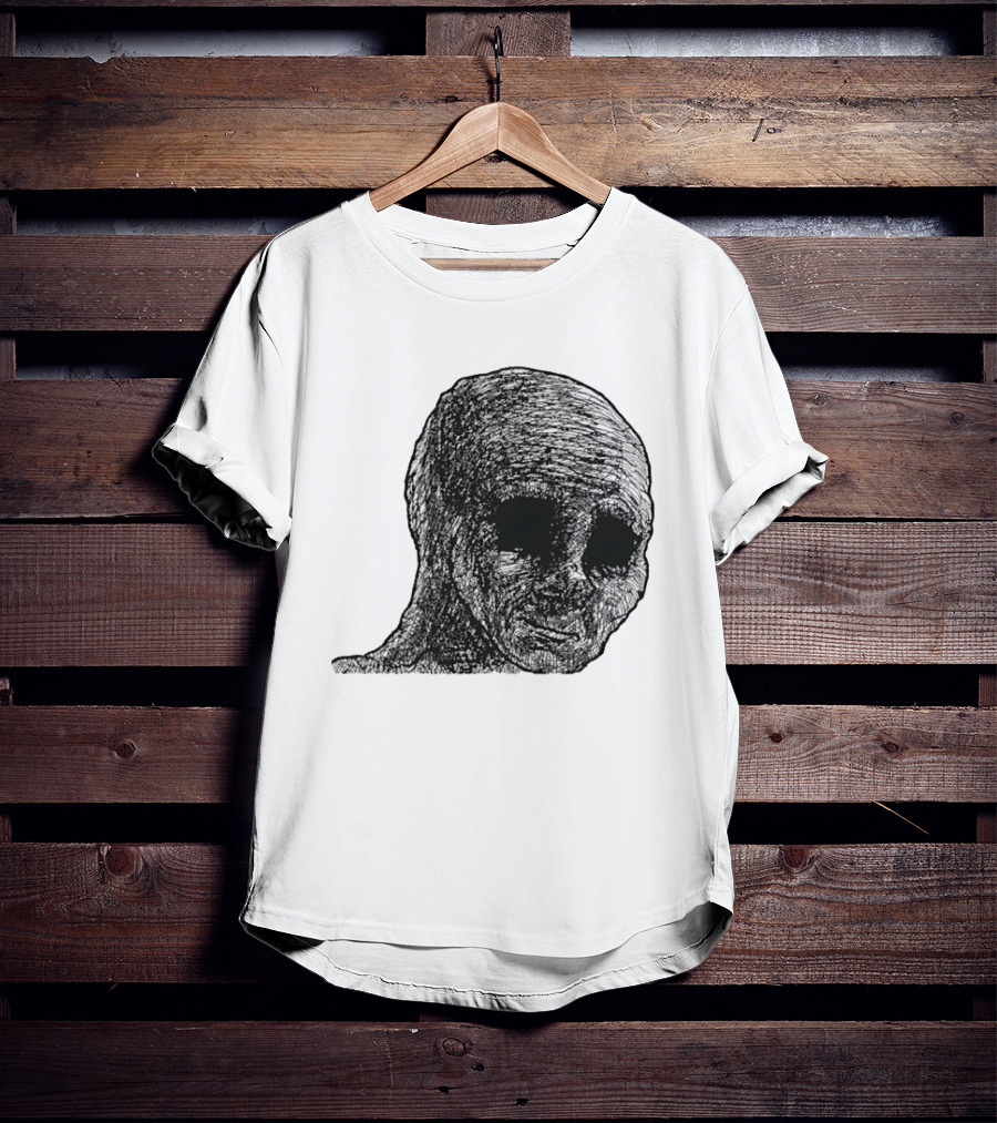 Withered Wojak Feels Doomer Meme Aesthetic T-Shirt
