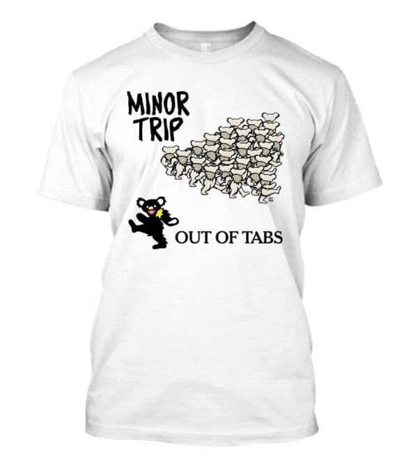 Grateful Dead Dancing Bears Minor Trip Out Of Tabs T-Shirt