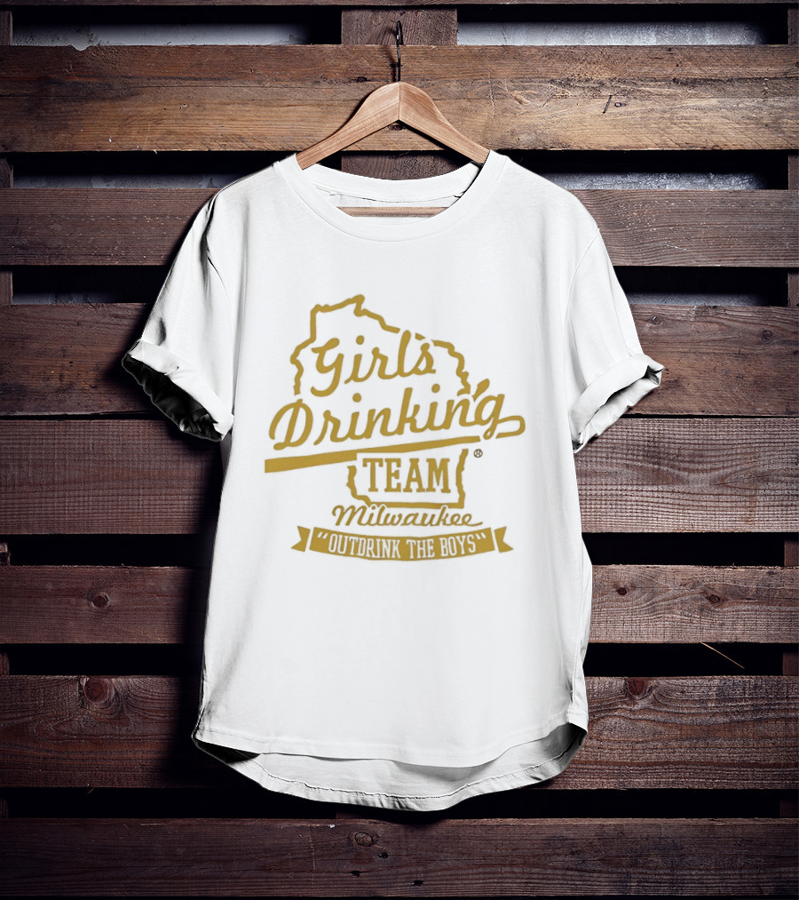 Girl's Drinking Team Milwaukee Wisconsin T-Shirt