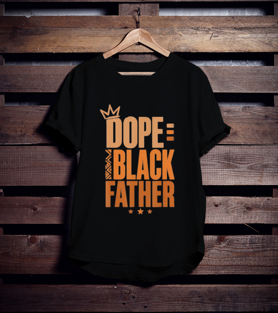 Dope Black Father Crown Stars T-Shirt