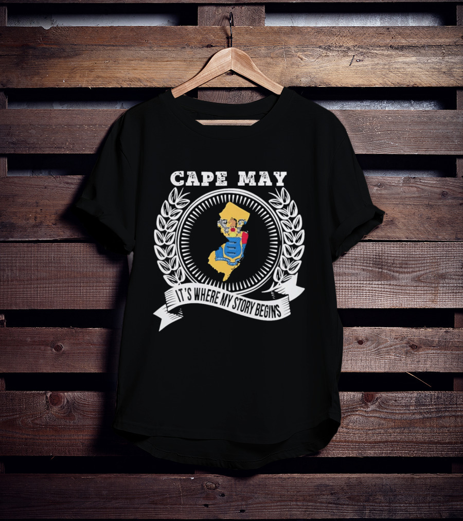 Cape May New Jersey It's Where My Story Begins T-Shirt