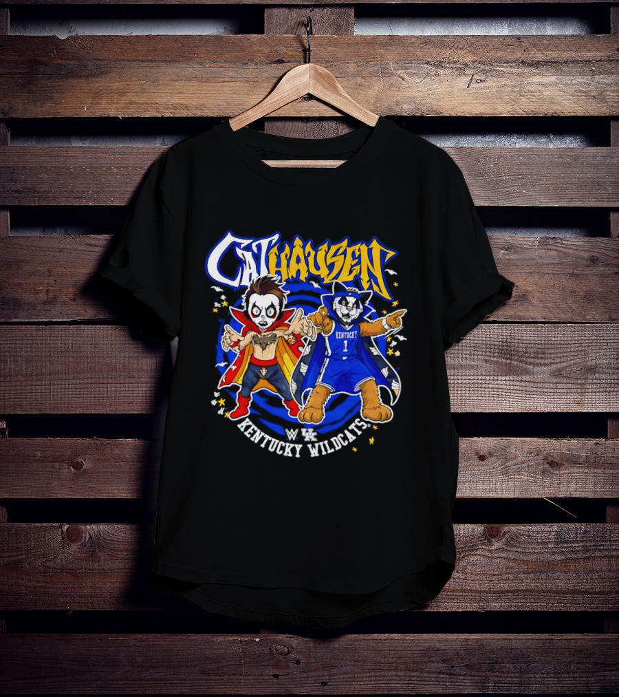 CatHausen Danhausen With Kentucky Wildcats Collaboration T-Shirt