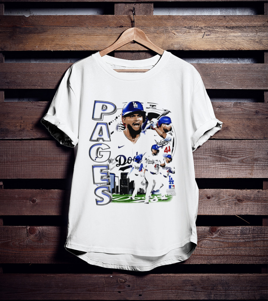Andy Pages Los Angeles Dodgers 90s Bootleg Collage Dodgers 44 T-Shirt