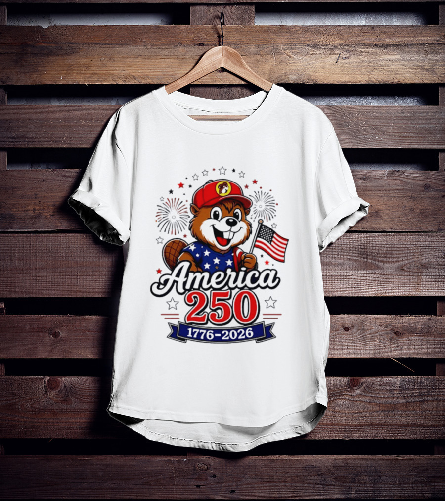 Buc Ee's 1776 2026 America 250 Years Of Freedom Celebration T-Shirt