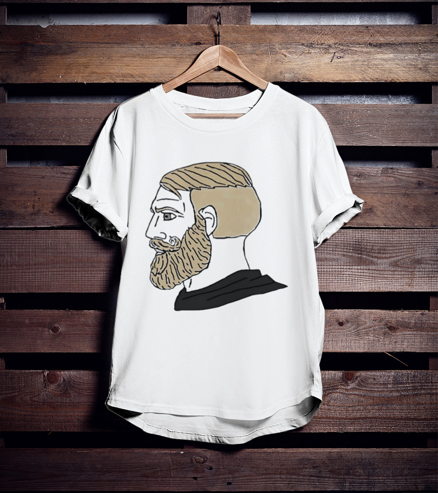 Chad Complex Gigachad Meme Alpha Male Profile T-Shirt