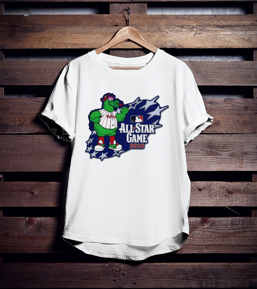 Philadelphia Phillies MLB All Star Game 2026 Phanatic Stars T-Shirt