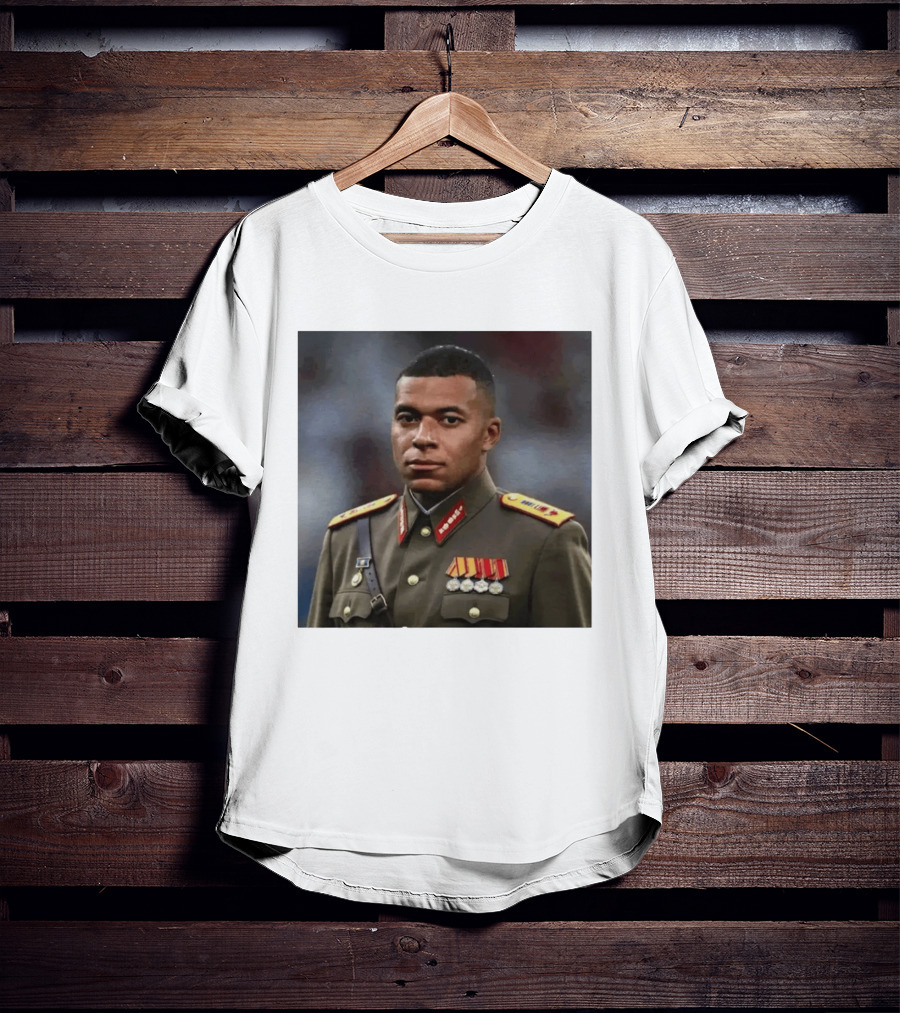 Kylian Mbappe Military Uniform Real Madrid Dictator T-Shirt