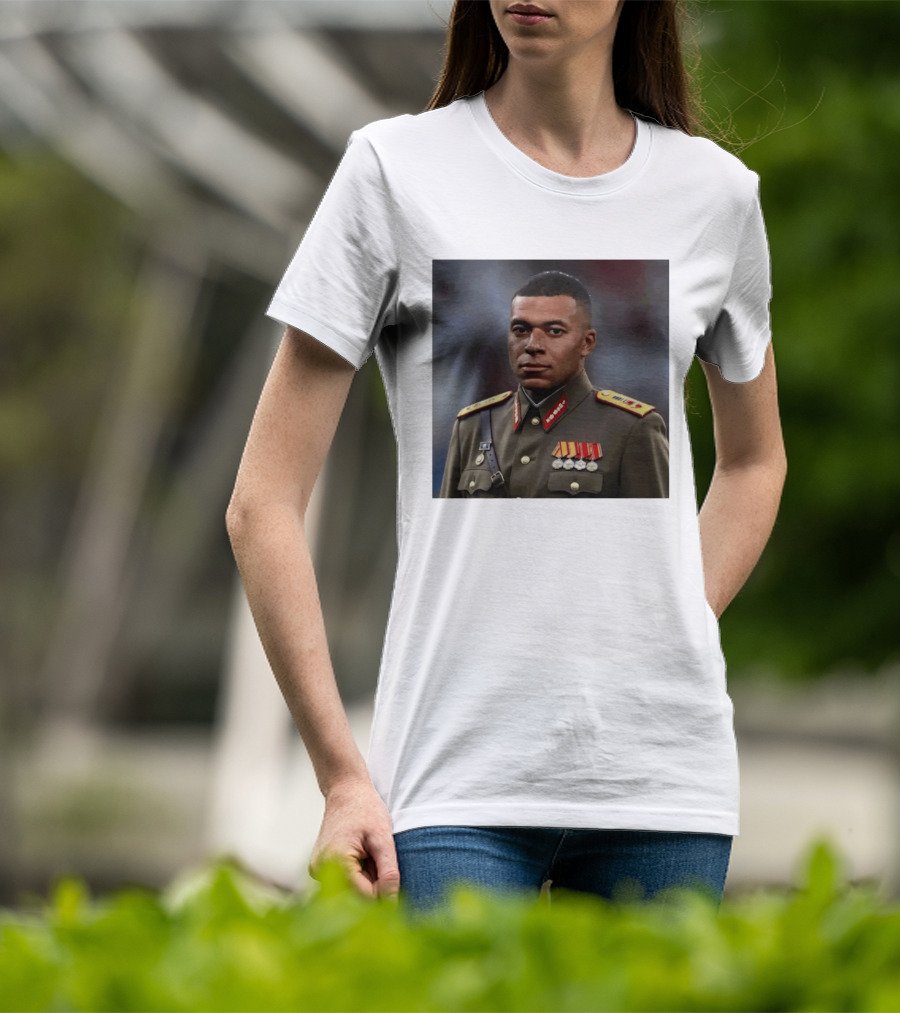 Kylian Mbappe Military Uniform Real Madrid Dictator T-Shirt