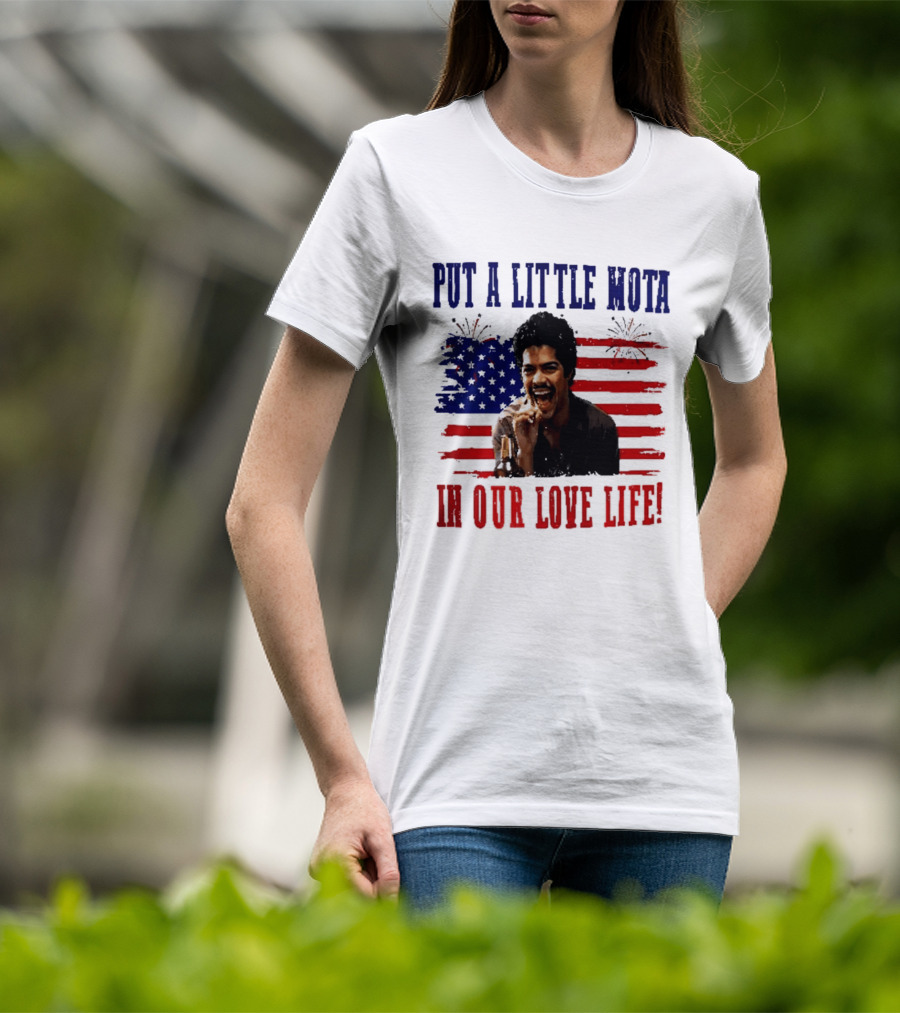 Patriotic La Bamba Put A Little Mota In Our Love Life July 4th Celebration T-Shirt