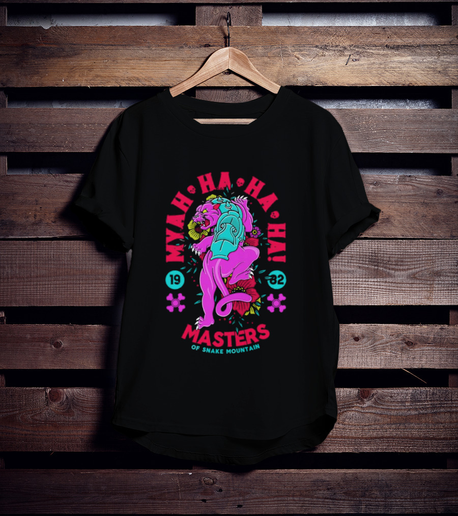 Mwah Ha Ha Ha Masters Of Snake Mountain 1982 T-Shirt