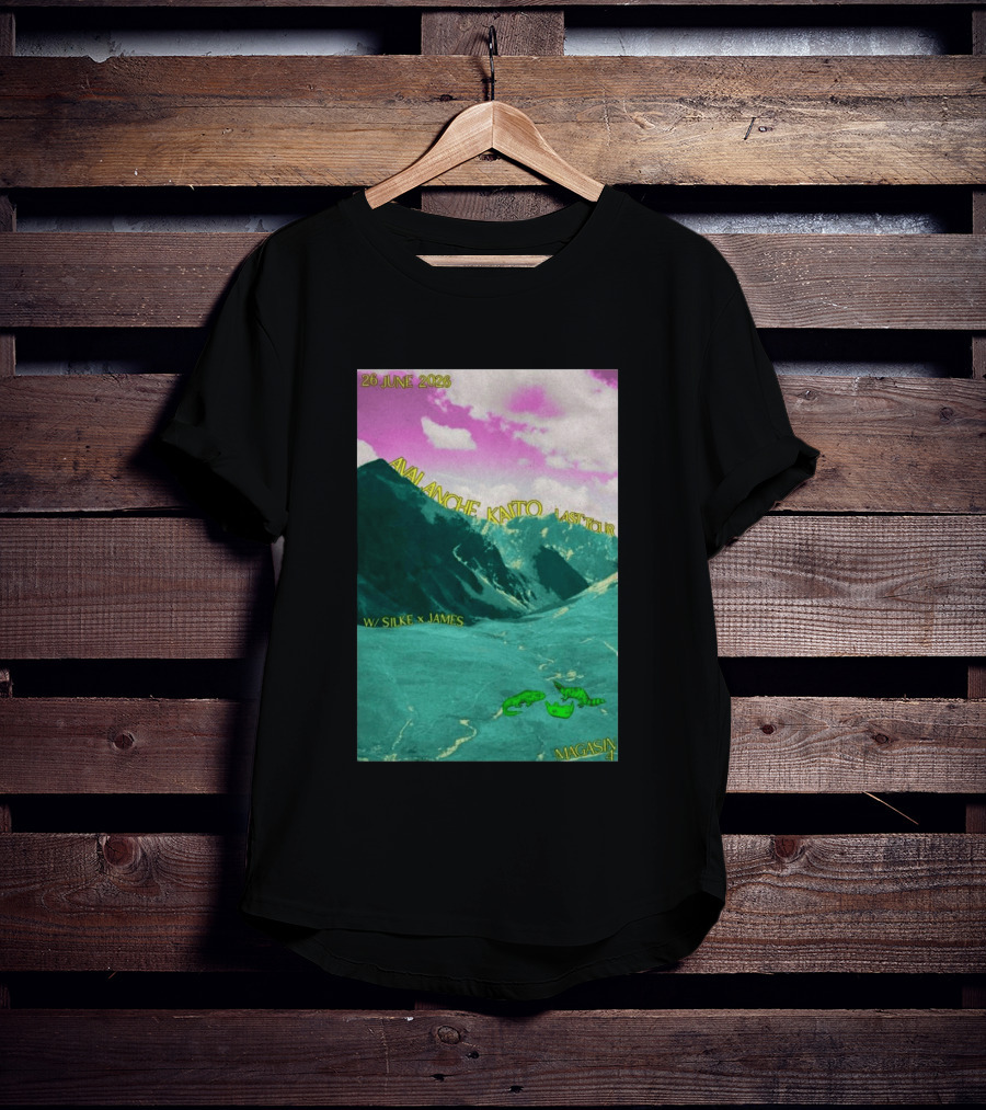 Avalanche Kaito Last Tour 26 June 2026 Magasin 4 Brussels With Silke And James T-Shirt