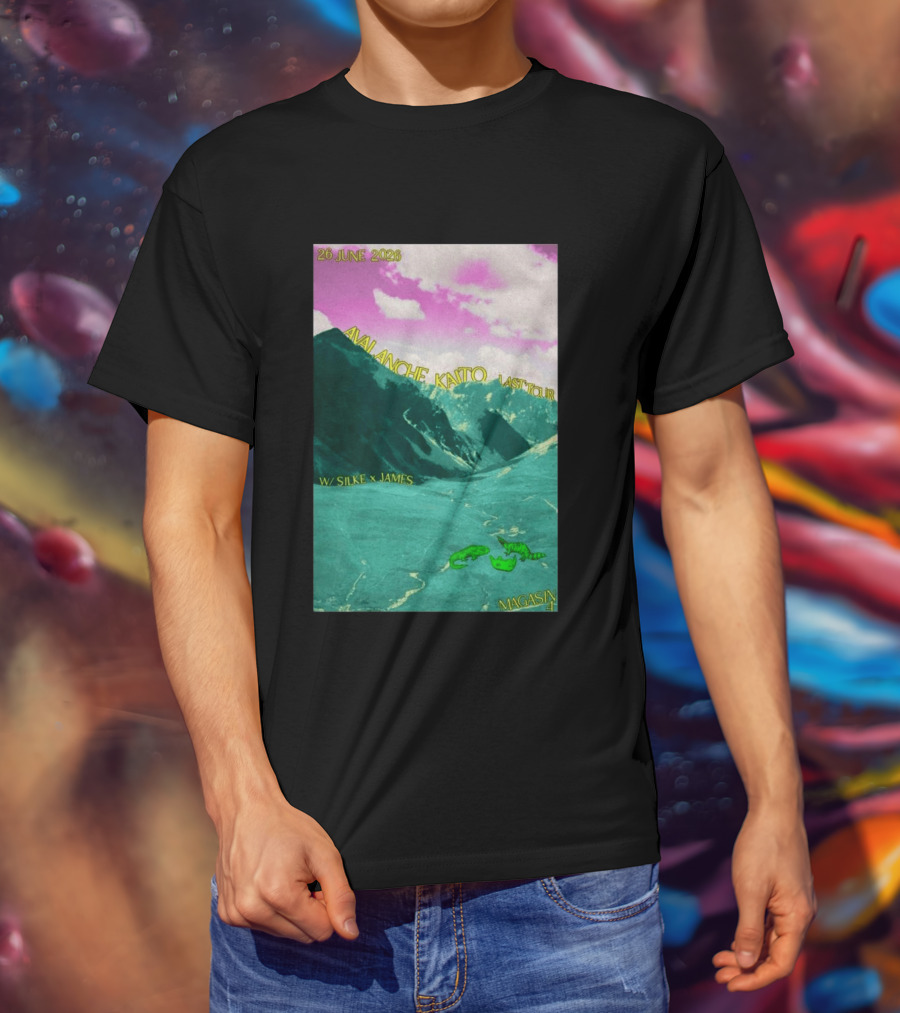 Avalanche Kaito Last Tour 26 June 2026 Magasin 4 Brussels With Silke And James T-Shirt