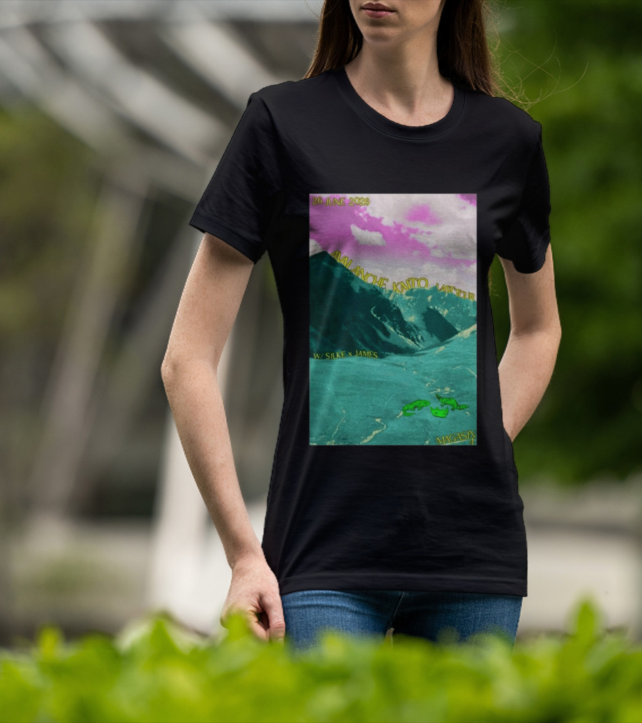 Avalanche Kaito Last Tour 26 June 2026 Magasin 4 Brussels With Silke And James T-Shirt