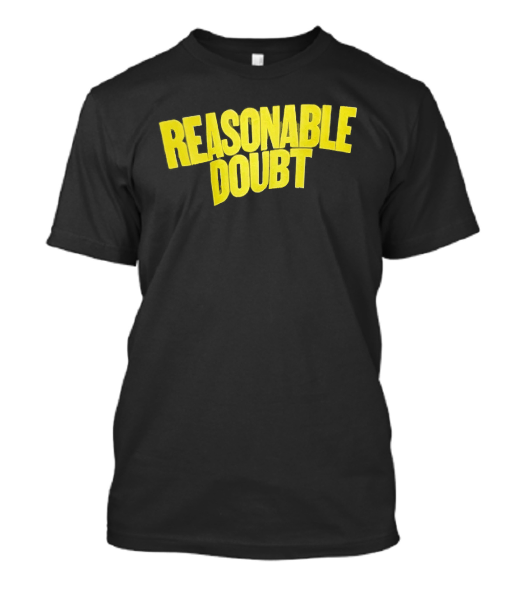 Reasonable Doubt Jay Z Hip Hop Rap Album Classic Bold Yellow T-Shirt