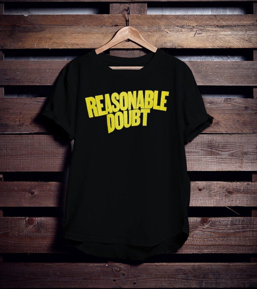 Reasonable Doubt Jay Z Hip Hop Rap Album Classic Bold Yellow T-Shirt