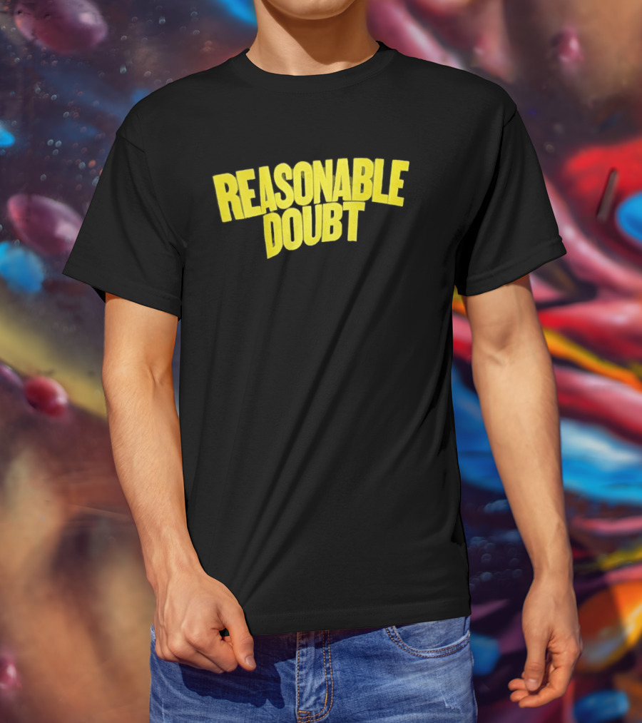 Reasonable Doubt Jay Z Hip Hop Rap Album Classic Bold Yellow T-Shirt