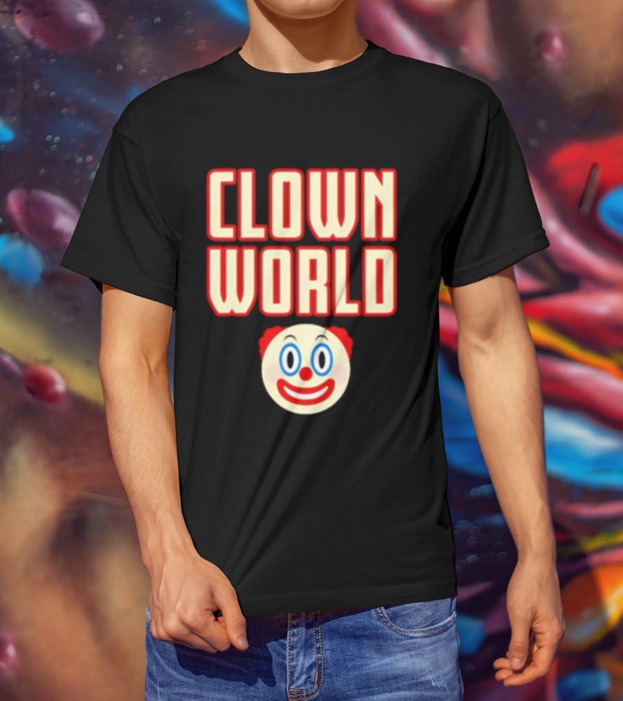 Clown World Satire Humor Iconic Face T-Shirt