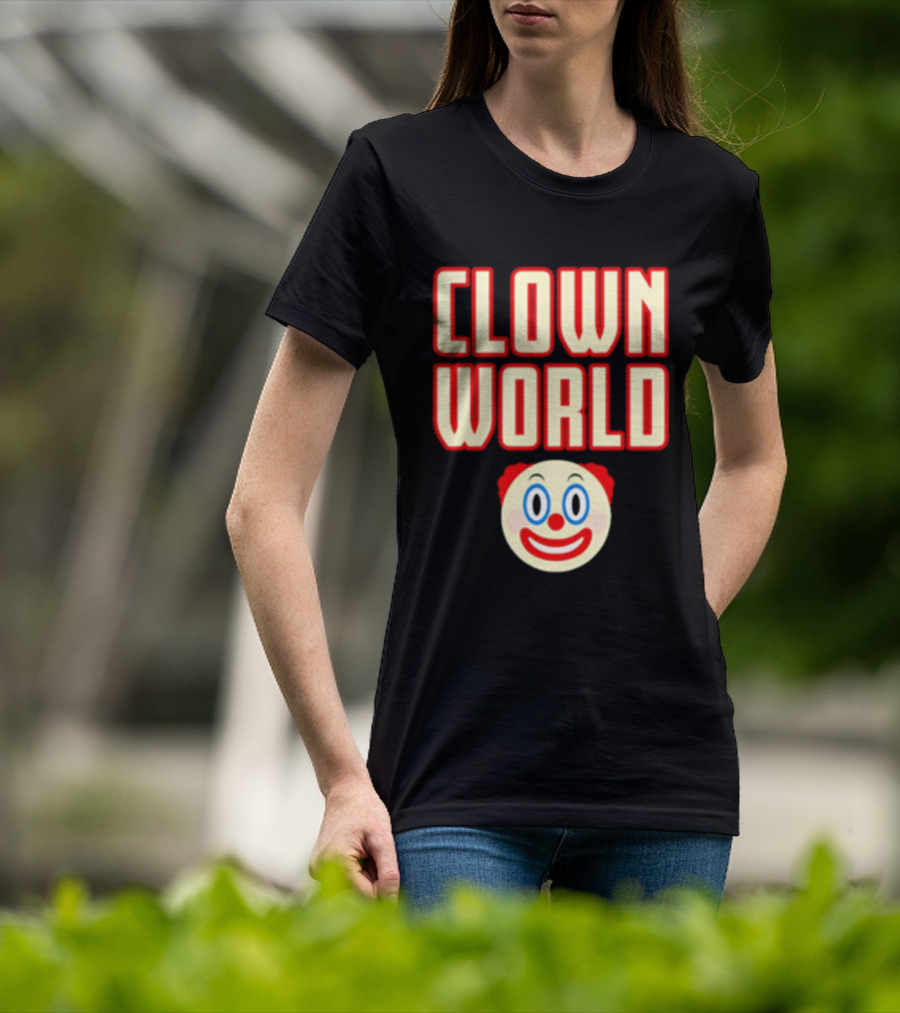 Clown World Satire Humor Iconic Face T-Shirt