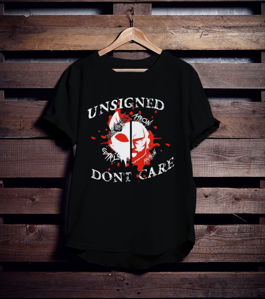 Unsigned Dont Care Aaron Gary Anakin Split Mask T-Shirt