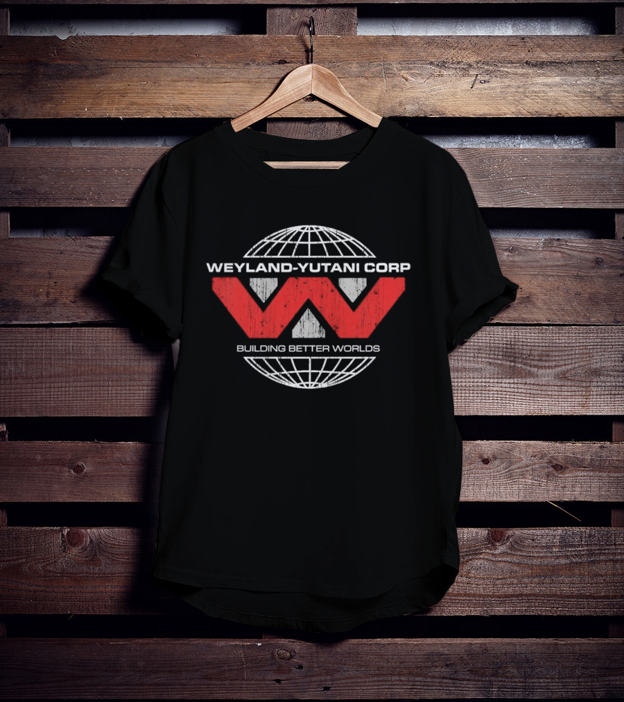 Weyland Yutani Corp Building Better Worlds Alien Franchise Merchandise T-Shirt
