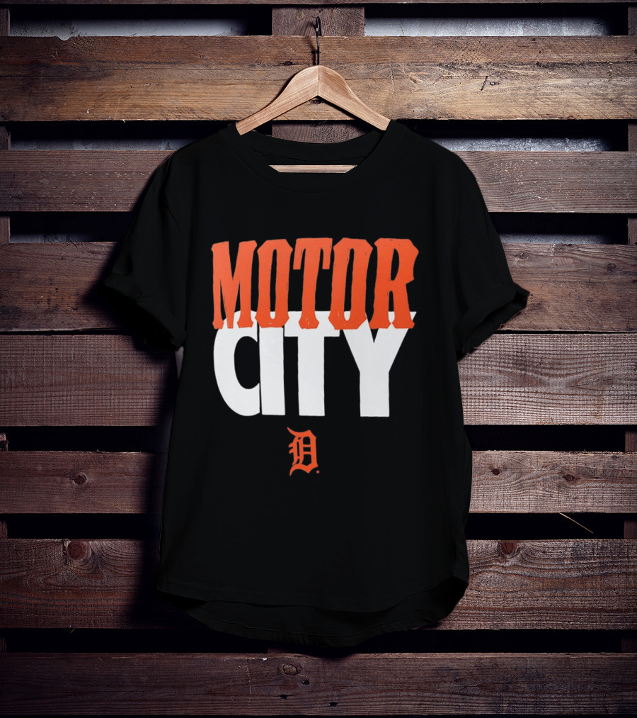 Detroit Tigers Motor City MLB Baseball Team Fan Gear T-Shirt