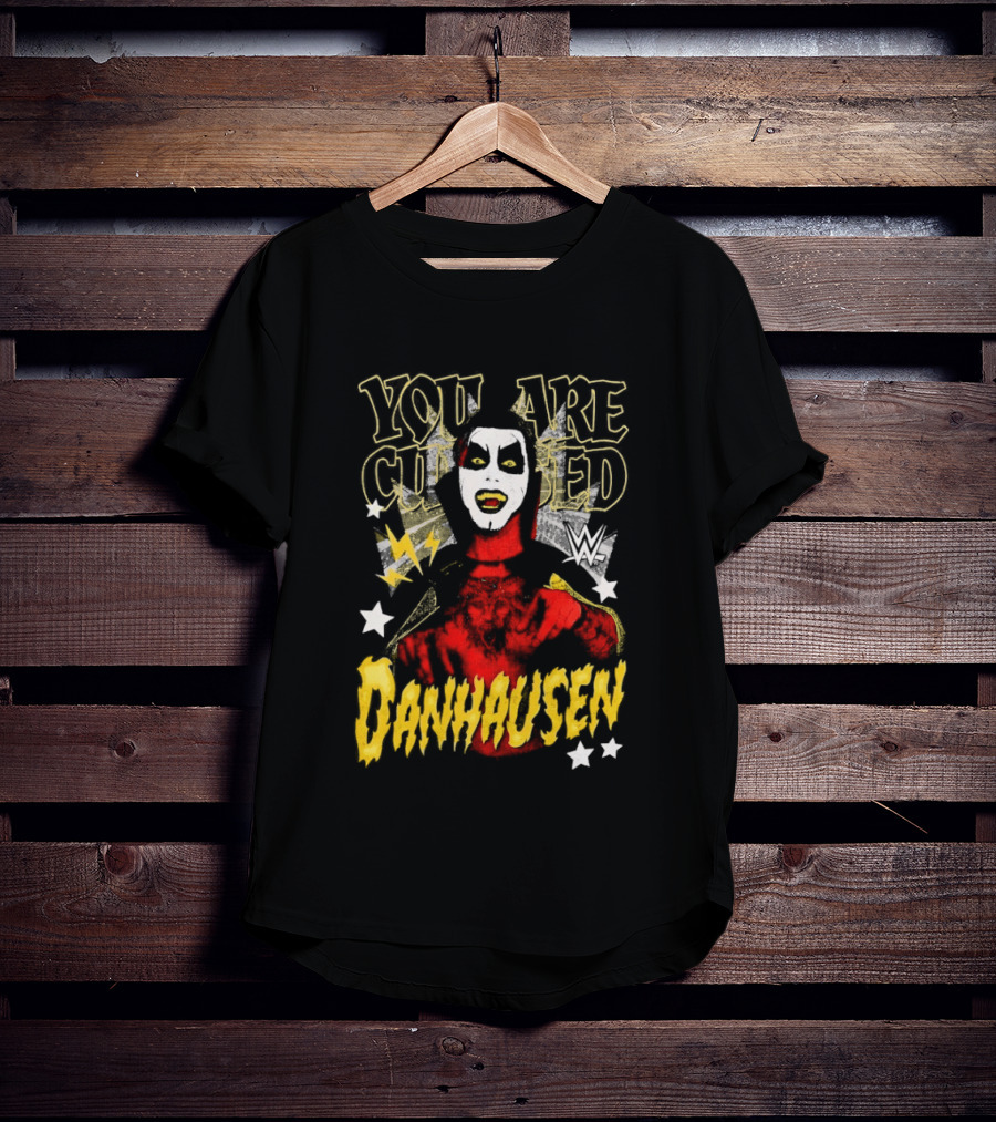WWE Danhausen You Are Cursed Wrestling Starface T-Shirt