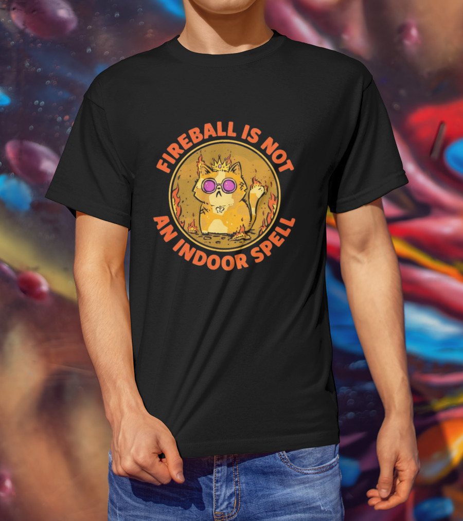 Princess Donut Fireball Is Not An Indoor Spell Dungeon Crawler Carl T-Shirt