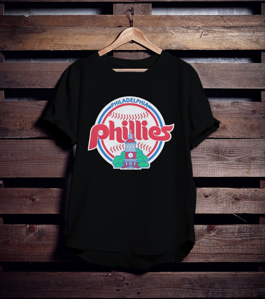 Philadelphia Phillies Independence Hall Baseball Team T-Shirt
