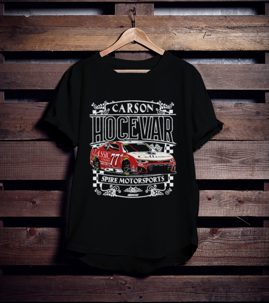 Carson Hocevar #77 Classic Collision Spire Motorsports T-Shirt