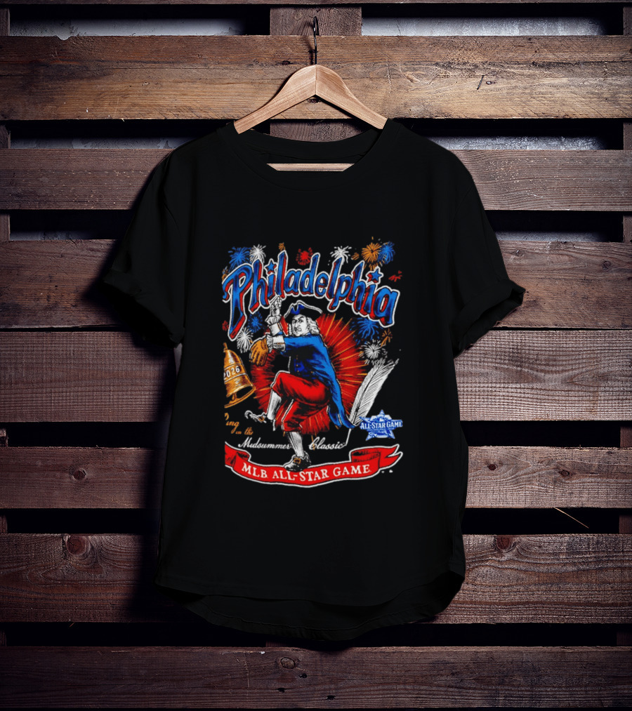 Philadelphia 2026 MLB All Star Game Midsummer Classic Fireworks T-Shirt