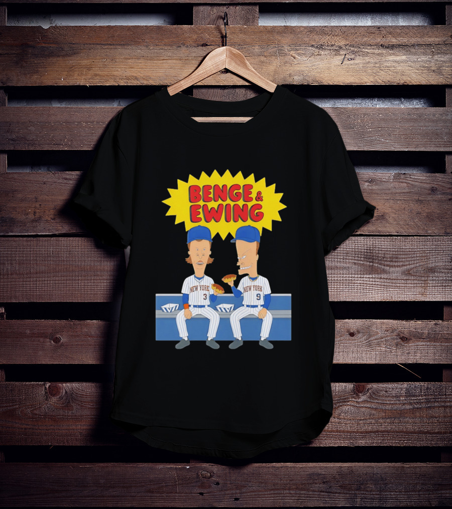 Benge & Ewing New York Mets Beavis And Butt Head T-Shirt