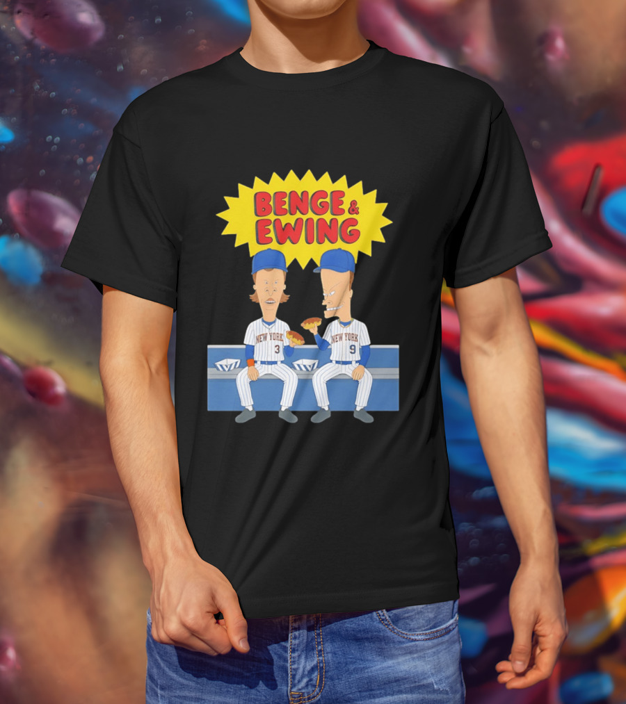 Benge & Ewing New York Mets Beavis And Butt Head T-Shirt
