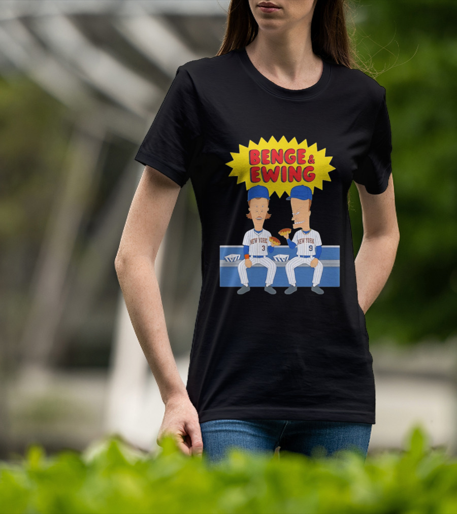 Benge & Ewing New York Mets Beavis And Butt Head T-Shirt