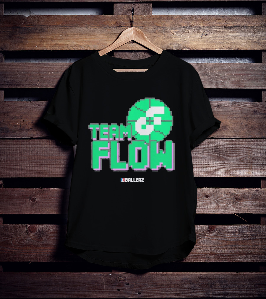 Team Flow Ballerz Pixel Basketball T-Shirt