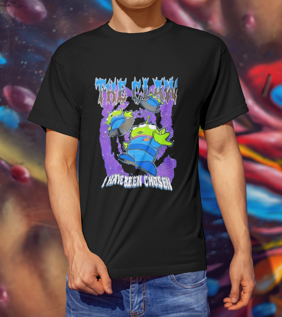 Toy Story Aliens The Claw I Have Been Chosen Pixar Movie Iconic Scene T-Shirt