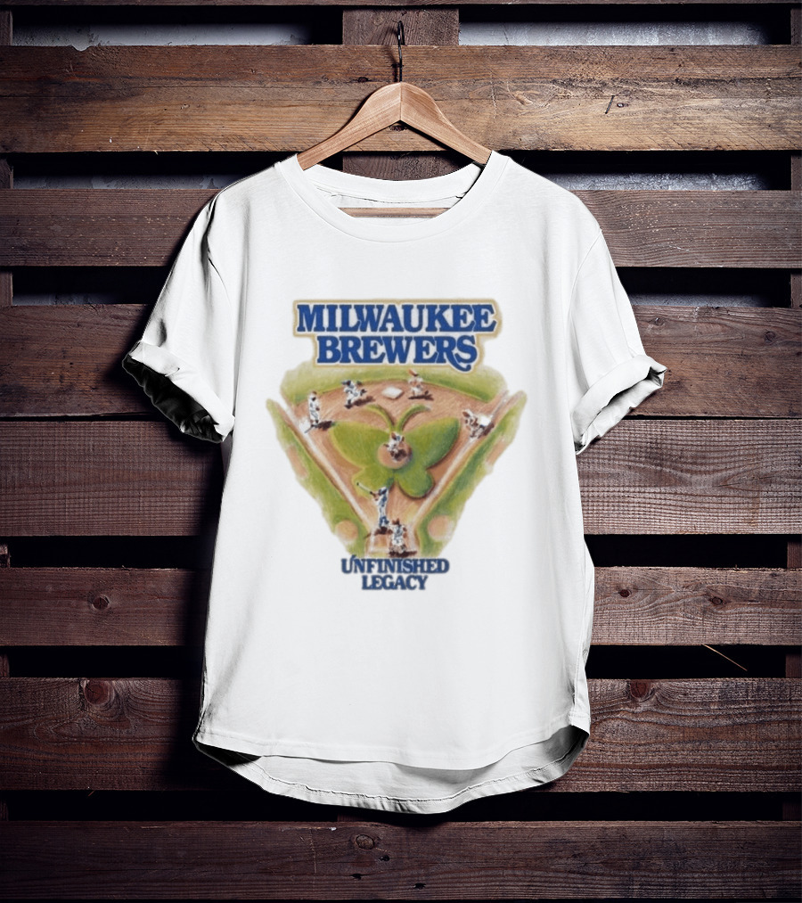 Milwaukee Brewers 2026 Giveaway Unfinished Legacy Local Artist T-Shirt