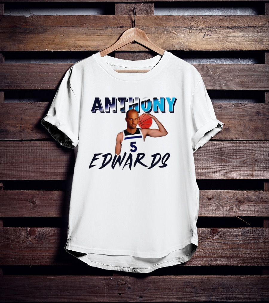 Anthony Edwards 5 Minnesota Timberwolves Basketball T-Shirt