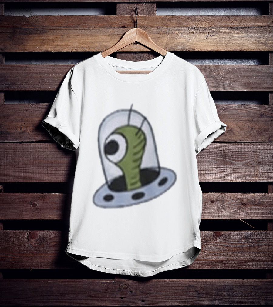 Bizarro Secret UFO Alien Spaceship T-Shirt